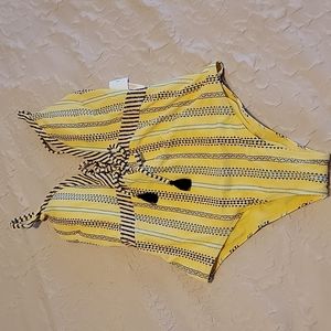 Jessica Simpson Lace Up Swimsuit